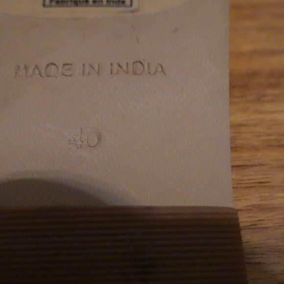 FREE PEOPLE Cognac Suede Flat Slide/Mule/Sandal, size 40 - Picture 2 of 4